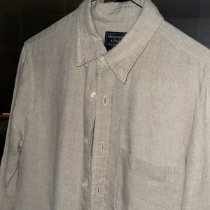 Abercrombie 100% Linen Button up